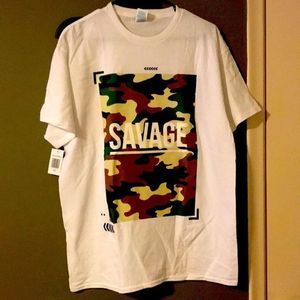 BNWT‎ Men’s Large SAVAGE Tee Shirt